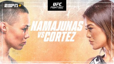 UFC FightNight on ESPN – Namajunas vs. Cortez