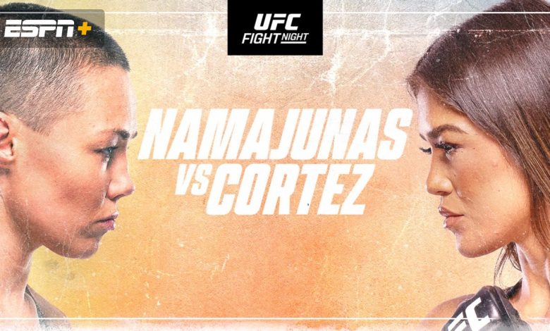 UFC FightNight on ESPN – Namajunas vs. Cortez